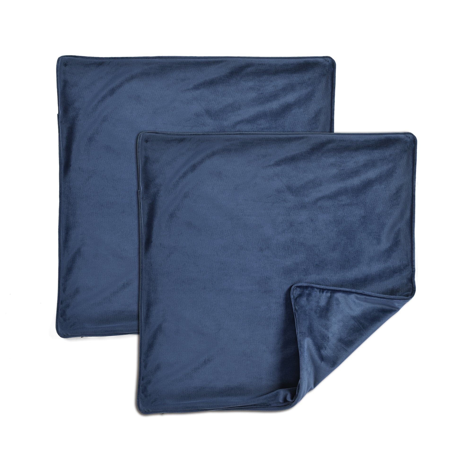 Luxury Velvet Decorative Pillow Covers 2-Pack Set - Soft & Stylish Home Decor for Sofa, Bed, Couch - Perfect for Living Room, Bedroom, Nursery