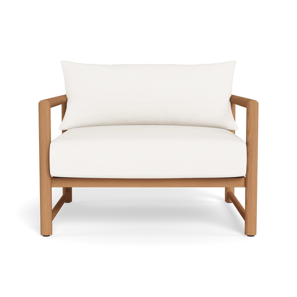 Premium Breeze XL Teak Outdoor Lounge Chair - Weather-Resistant Patio Furniture for Poolside, Garden & Beach Relaxation