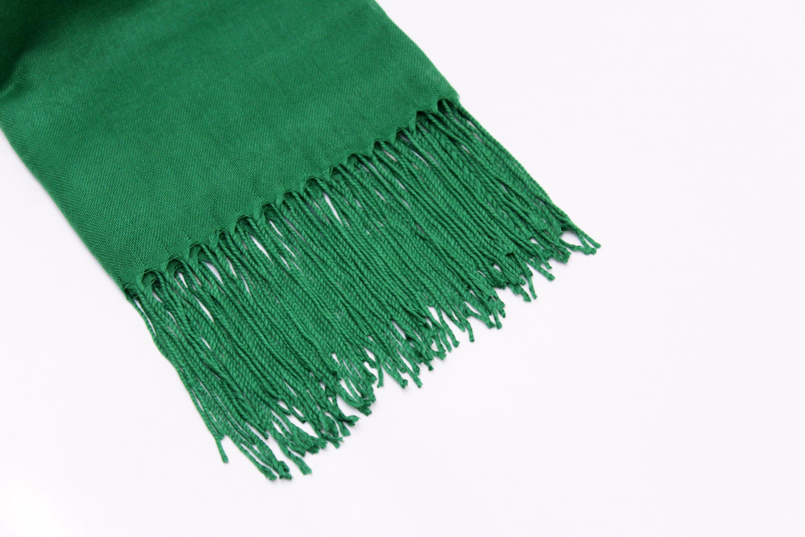 25 Pcs Premium Pashmina Shawls for Women - Soft Personalized Scarves, Elegant Evening Dress Shawls, Wedding Favors for Guests, Bridal Shawls & Bridesmaid Gifts (Green) - Perfect for Weddings, Parties & Special Occasions