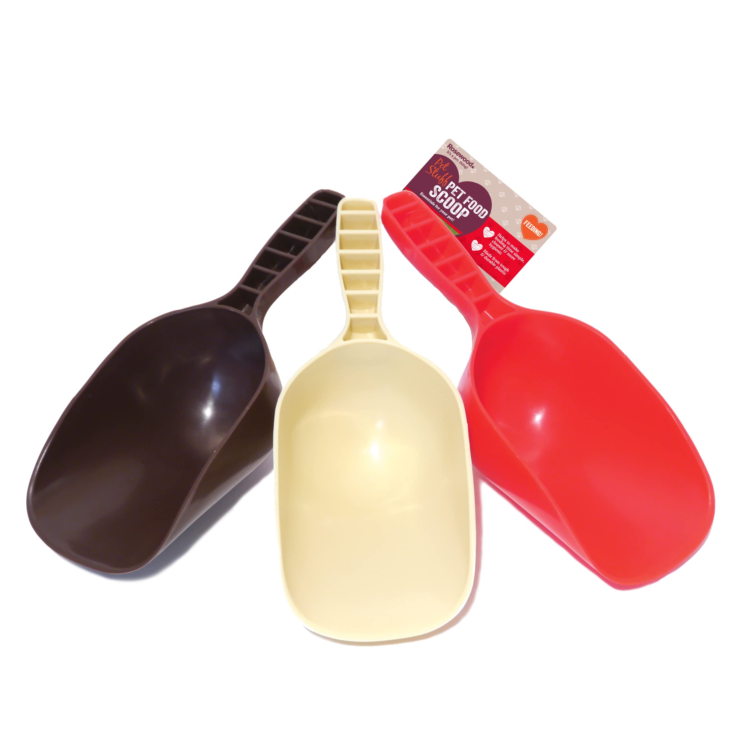 Premium PET Food Scoop with Measuring Strip - Accurate Portion Control for Dogs & Cats - Ideal for Dry Kibble, Treats & Food Storage - Perfect for Home, Travel & Pet Care Essentials
