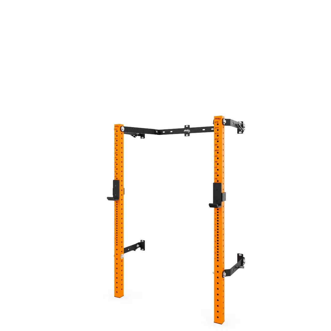 BYO Package Profile® PRO Folding Squat Rack - No Barbell Included | Heavy Duty Home Gym Equipment for Strength Training & Weightlifting Workouts