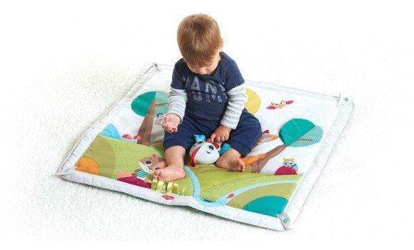 Tiny Love Into the Forest Gymini Deluxe Baby Activity Gym & Playmat - Developmental Toys for Infants, Soft Forest Animals Design - Perfect for Tummy Time, Sensory Play & Early Learning at Home