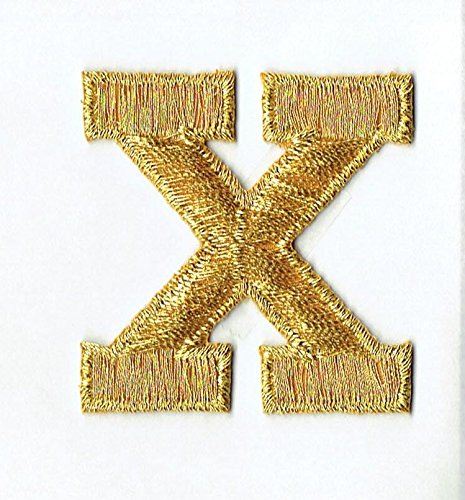 Gold Letter X