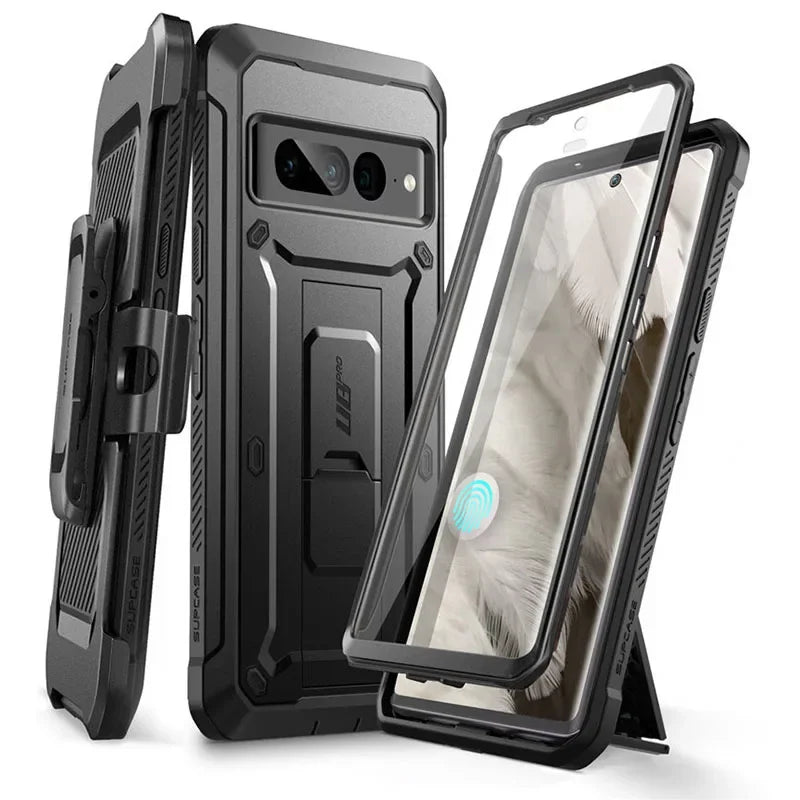 SUPCASE Rugged Protective Case for Google Pixel 8 - Shockproof Full Body Cover with Screen Protector - Perfect for Outdoor, Work & Everyday Use
