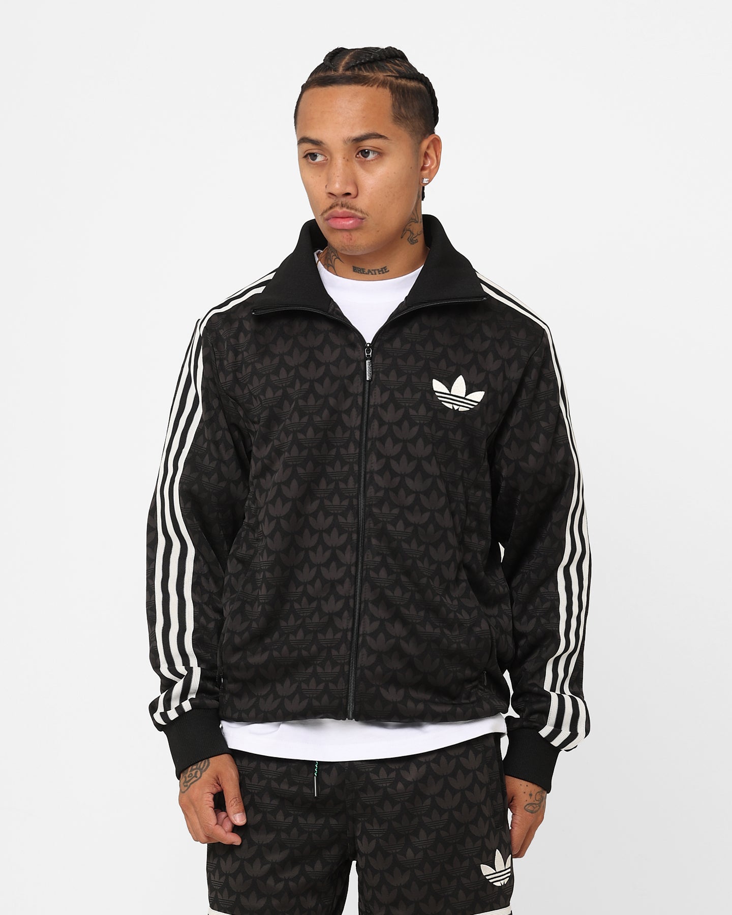Adidas Adicolor Polyester Track Top Jacket for Men - Lightweight Running Jacket, Workout Hoodie, Gym & Casual Wear (Black)