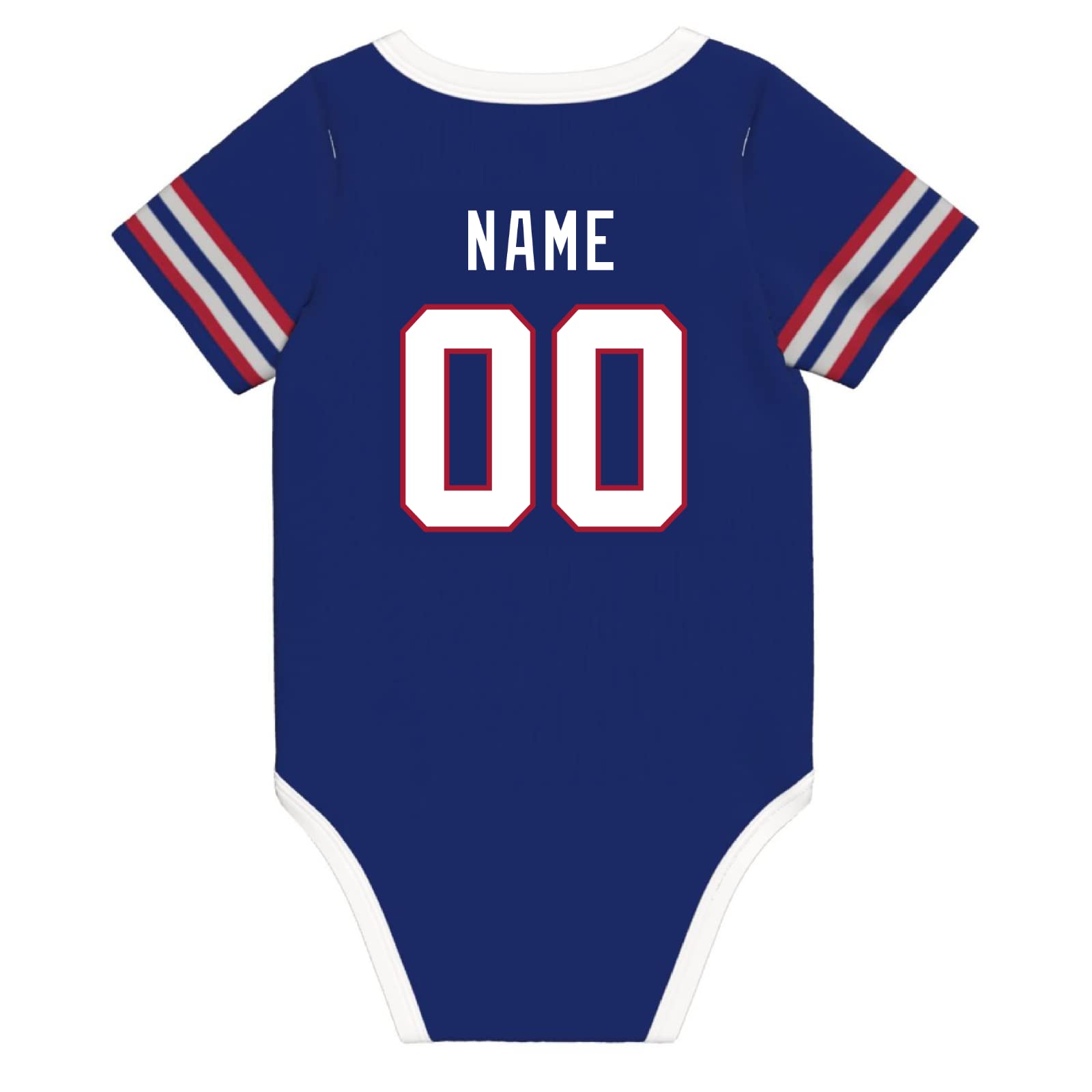 Personalized Baby Clothes Set - 100% Cotton Custom Name & Number Outfit - Perfect Baby Shower Gift, Christening, Birthday & Photo Shoot Outfits