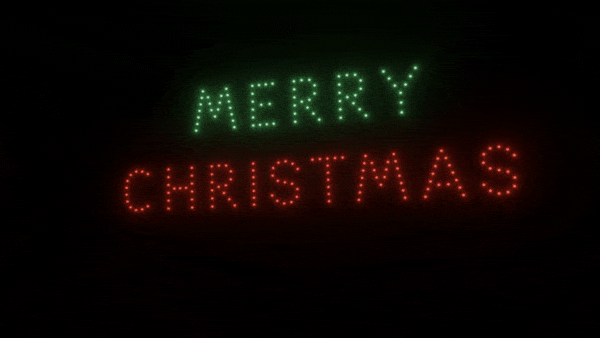 200 Drones for Christmas Light Show - Stunning Animated Drone Display for Holiday Events, Parties & Outdoor Decorations