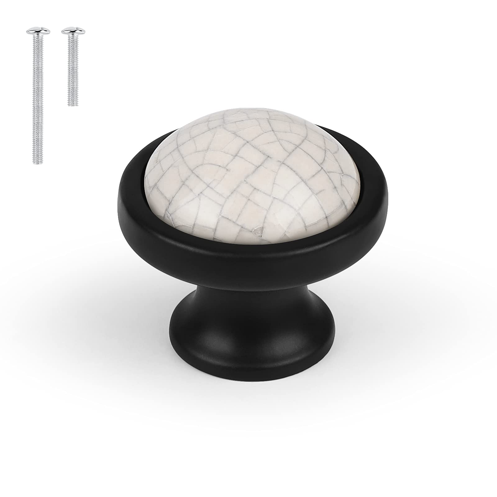 Antique Black Cabinet Knobs 1.5