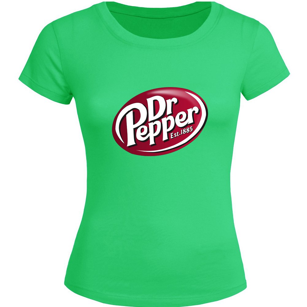 Dr. Pepper 2016 Women's Printed Short Sleeve T-Shirts | Vintage Soda Graphic Tees for Casual Wear & Summer Outfits