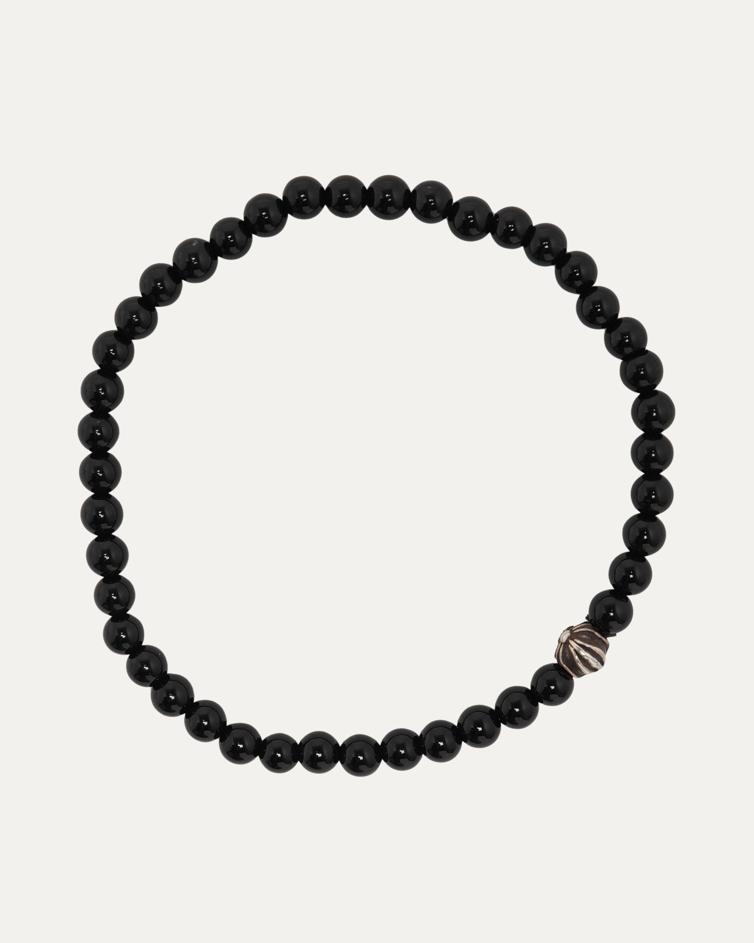 4mm Plus Size Ball Bead Bracelet for Women - Adjustable Stretch Elastic Beaded Jewelry for Daily Wear, Yoga, Meditation & Boho Fashion