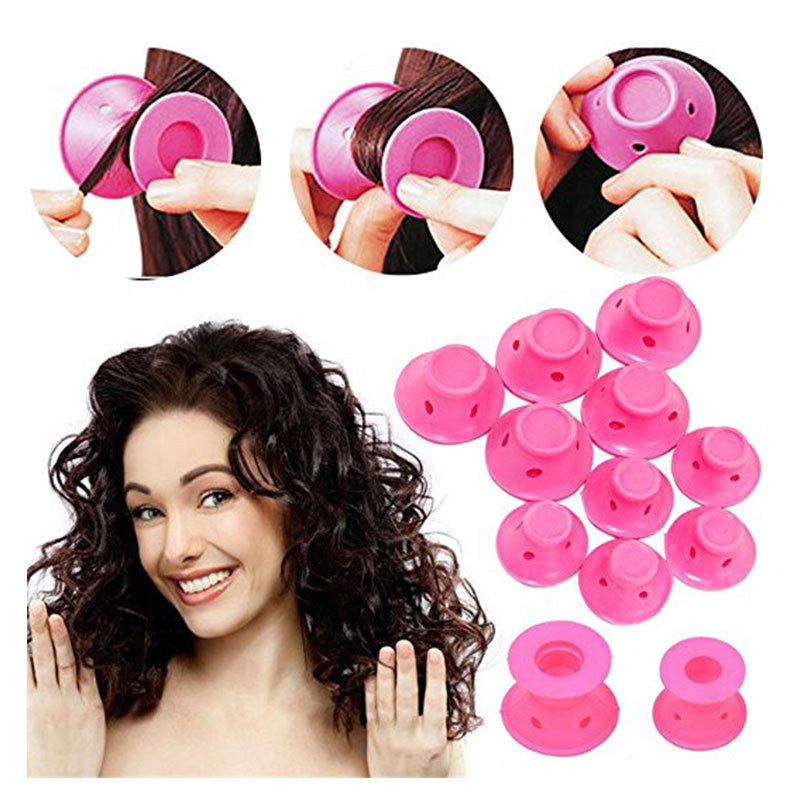 Soft Hair Care Rollers for Curly and Wavy Styles - Heatless Hair Curlers for Overnight Styling - Perfect for Home, Salon, and Special Occasions