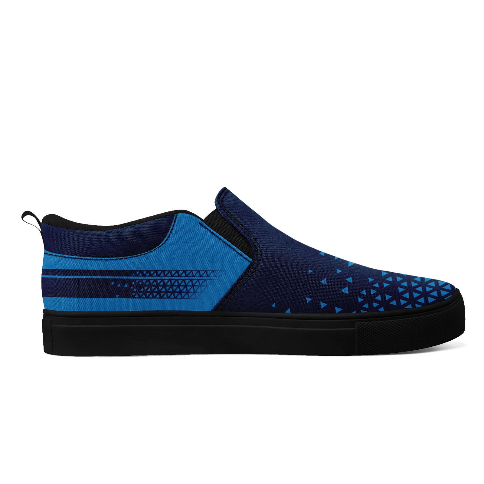 Custom Personalized Slip-On Canvas Sneakers for Men & Women - Handmade Breathable Comfortable Shoes for Casual Wear, Walking & Travel - FN071 E023042