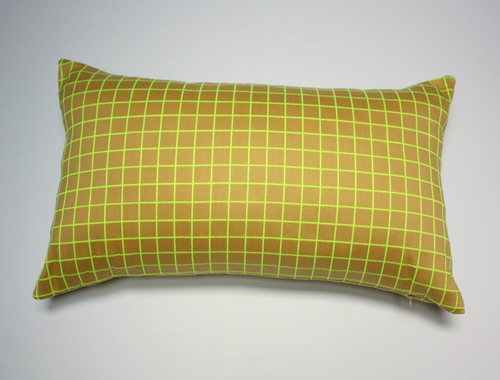 Maharam Bright Grid Hi Lite Pillow - Modern Geometric Throw Pillow for Sofa, Bed & Home Decor - Perfect for Living Room, Bedroom & Office Accent