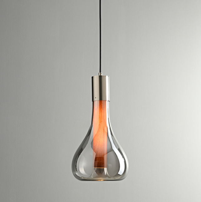 Modern LED Flask Design Pendant Light - Stylish Hanging Fixture for Kitchen, Dining Room, or Bar Decor