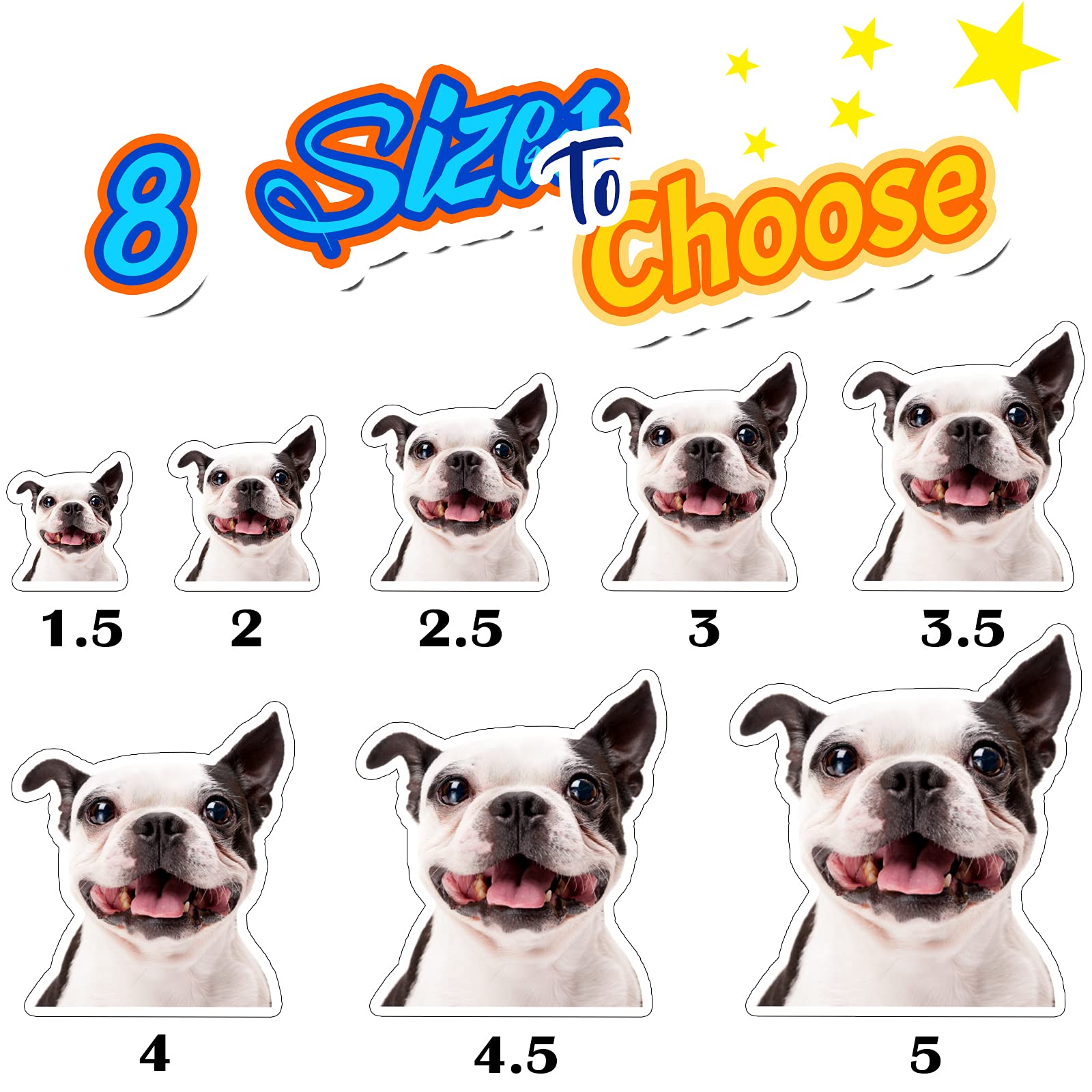 Custom Stickers Personalized Labels for Business Logo, Photo, Name - Waterproof Vinyl Stickers (Die Cut, 4
