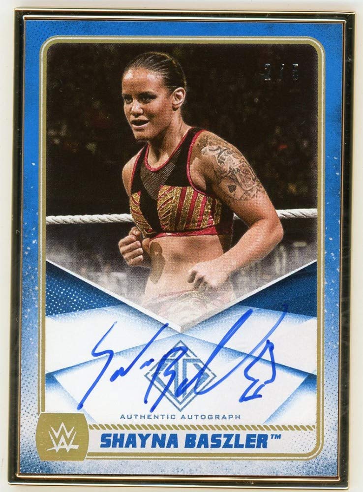 Shayna Baszler 2020 Topps Transcendent WWE Autographed Trading Card Limited Edition /5 - Rare Collectible for WWE Fans & Sports Memorabilia Enthusiasts