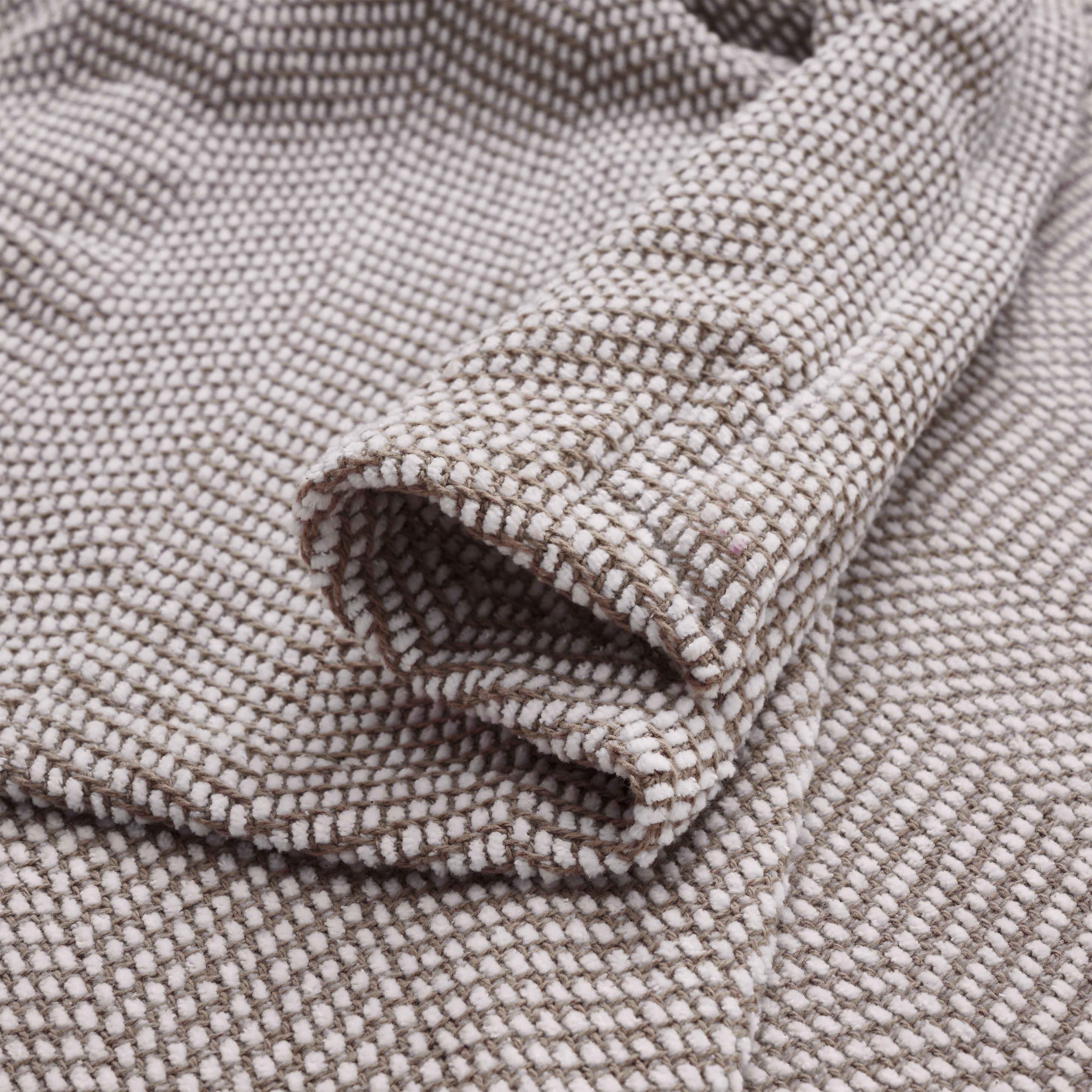 Premium Maya Chenille Herringbone Cotton Blanket - Medium Weight Soft Throw for Bed, Sofa & Couch - Cozy Home Decor for All Seasons