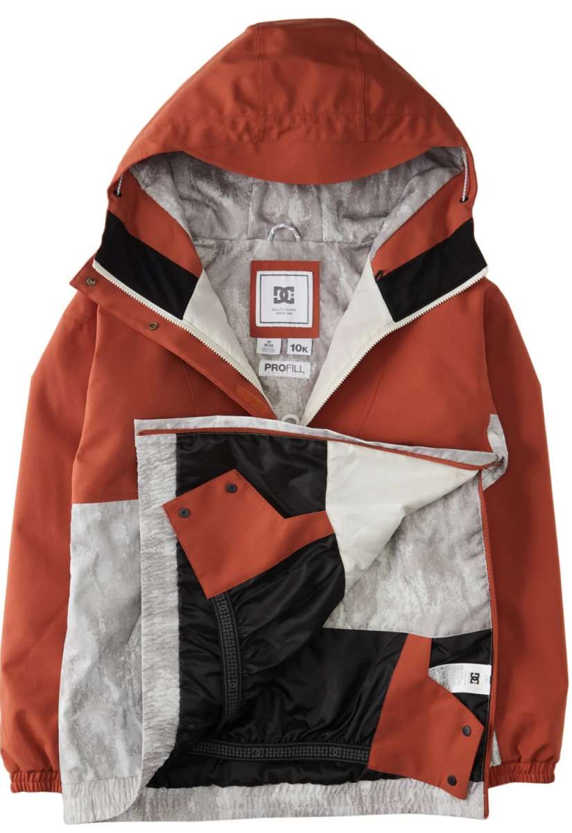 DC Women's Chalet Insulated Anorak Jacket 2024 - Waterproof Winter Coat with Hood, Warm Puffer Jacket for Skiing, Snowboarding & Outdoor Activities
