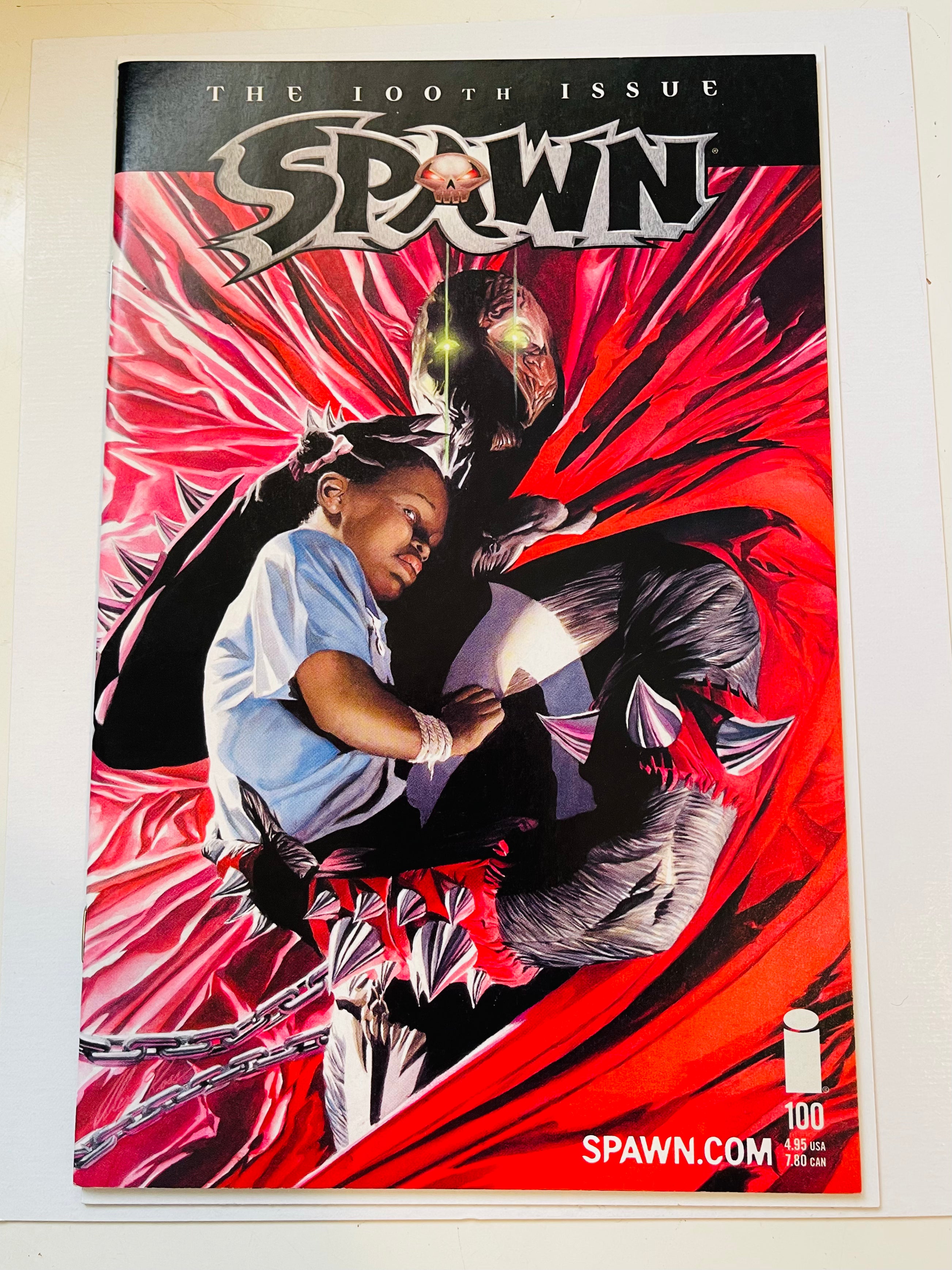 Spawn #100 Variant Cover Comic Book - Rare Collectible Edition for Comic Enthusiasts & Gift for Superhero Fans