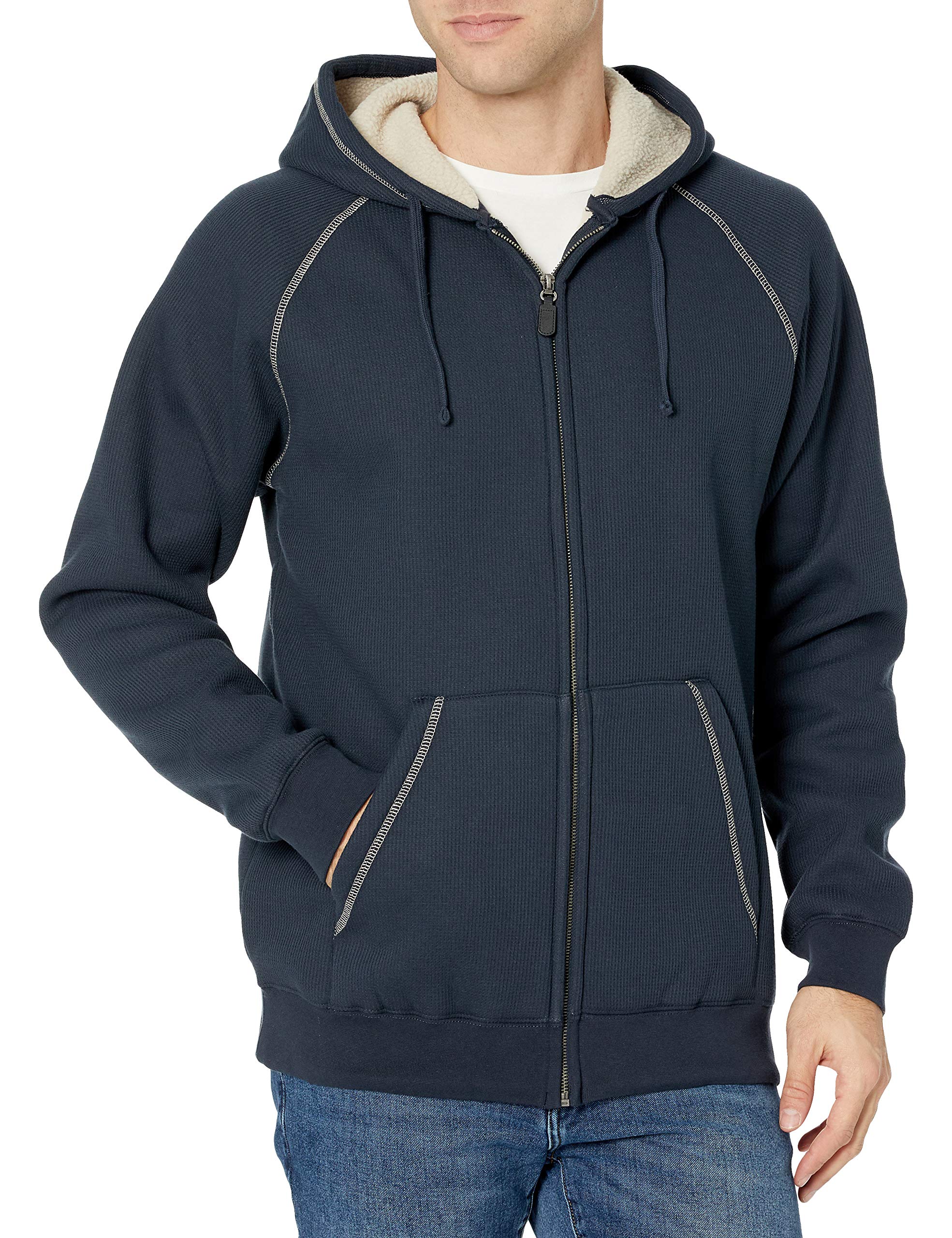 Charles River Apparel Men's Thermal Bonded Sherpa Fleece Sweatshirt - Warm Winter Pullover for Outdoor Activities & Casual Wear