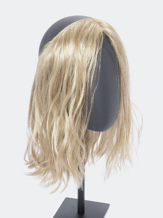 Vanilla Hi Heat Friendly Synthetic Hairpiece - Clip-In Hair Extensions for Volume & Length - Perfect for Parties, Weddings & Everyday Styling