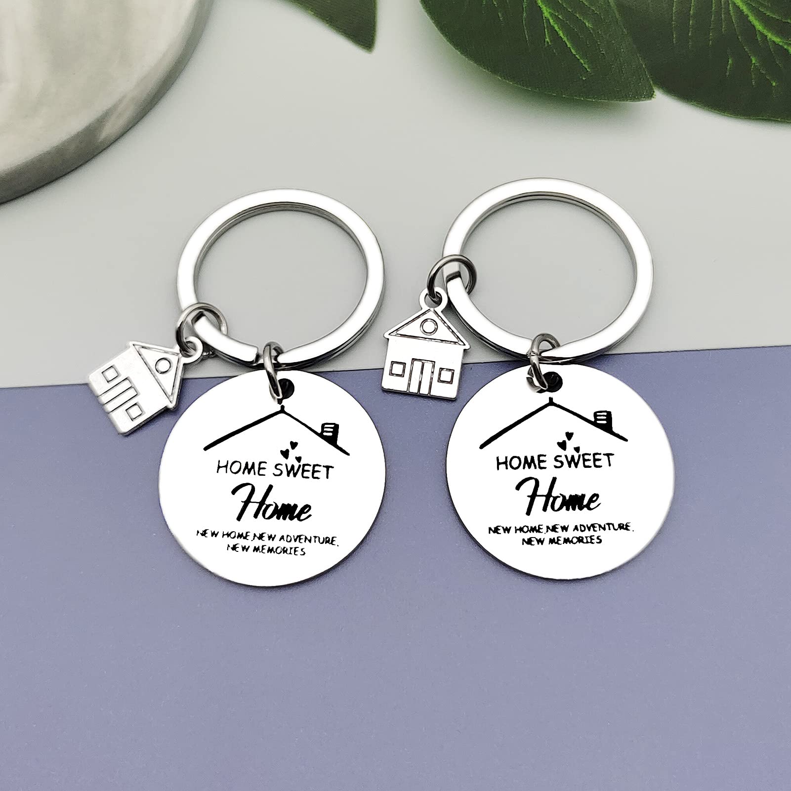 Funny Housewarming Keychain Gift for New Home Owners - Unique First Home Keepsake, New Neighbor & Family Moving-In Present - Perfect for Housewarming Parties, New Home Celebrations & Welcome Gifts