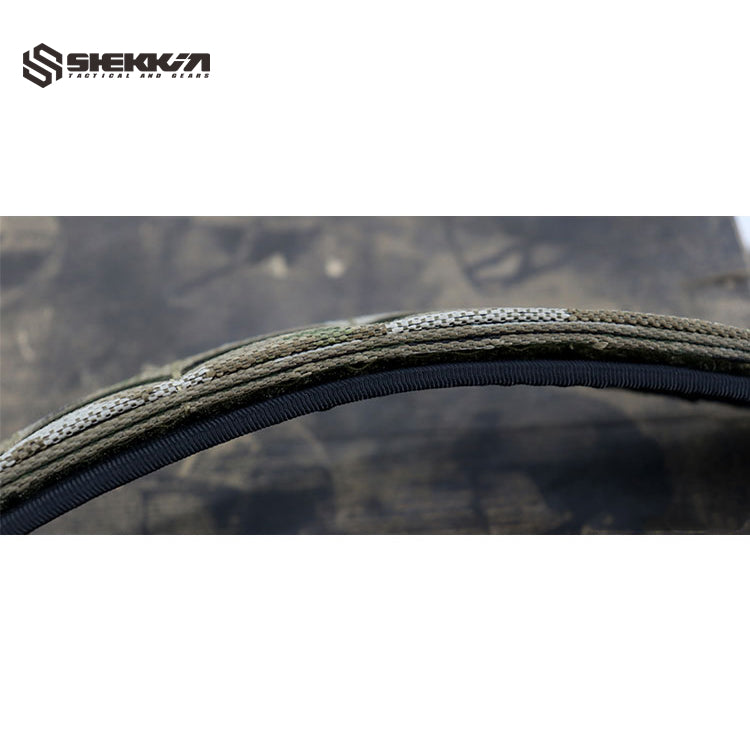 Senshi Style Combat Belt with Original Alpine Buckle - Durable Tactical Belt for Outdoor, Hiking, and Martial Arts Training