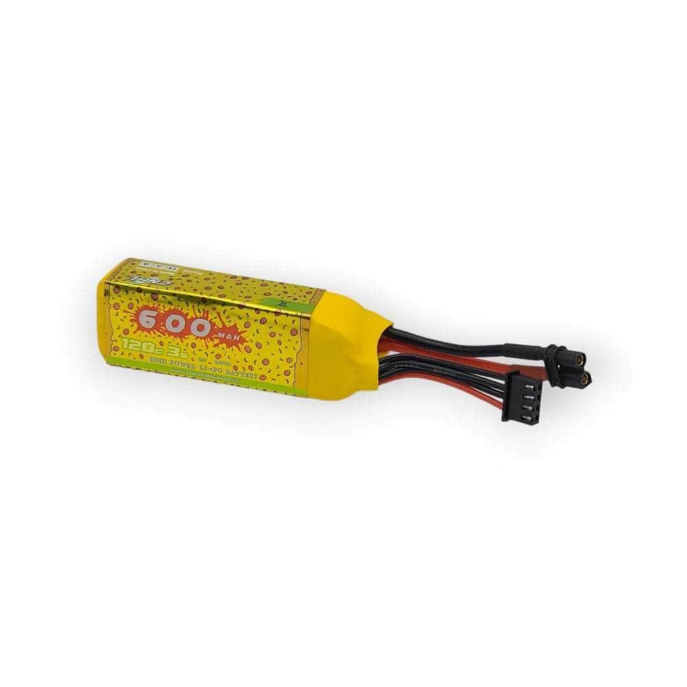 CNHL SpeedyPizza 11.1V 3S 600mAh 120C LiPo Battery with XT30 Connector - High Performance RC Drone & Airplane Battery for FPV Racing and Long Flight Time