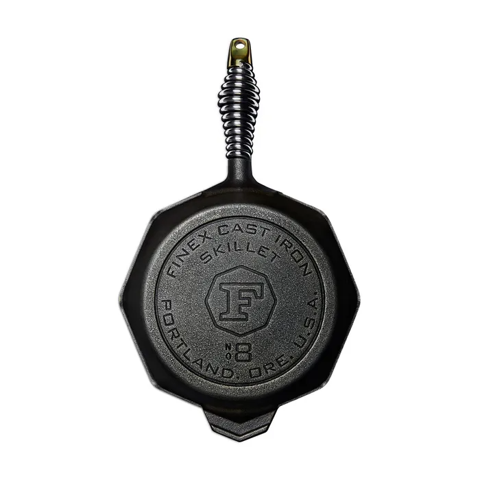 Premium Finex Cast Iron Skillet 10.5 Inch - Pre-Seasoned, Heavy Duty Cookware for Stovetop, Oven & Grill - Perfect for Searing, Frying & Baking - Ideal for Home Chefs & Outdoor Cooking