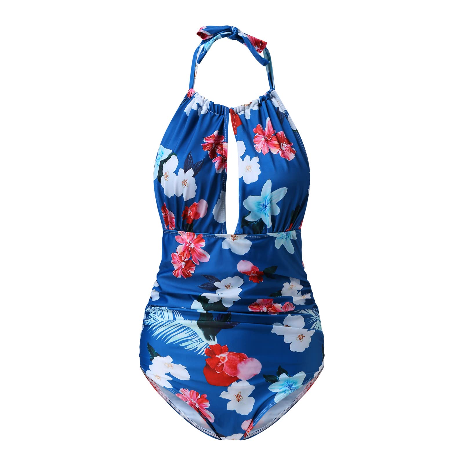 Plus Size Push Up Padded Bikini Swimsuit for Women - Vintage High Waisted Tummy Control Bathing Suit | Swimwear for Beach, Pool & Summer Vacation