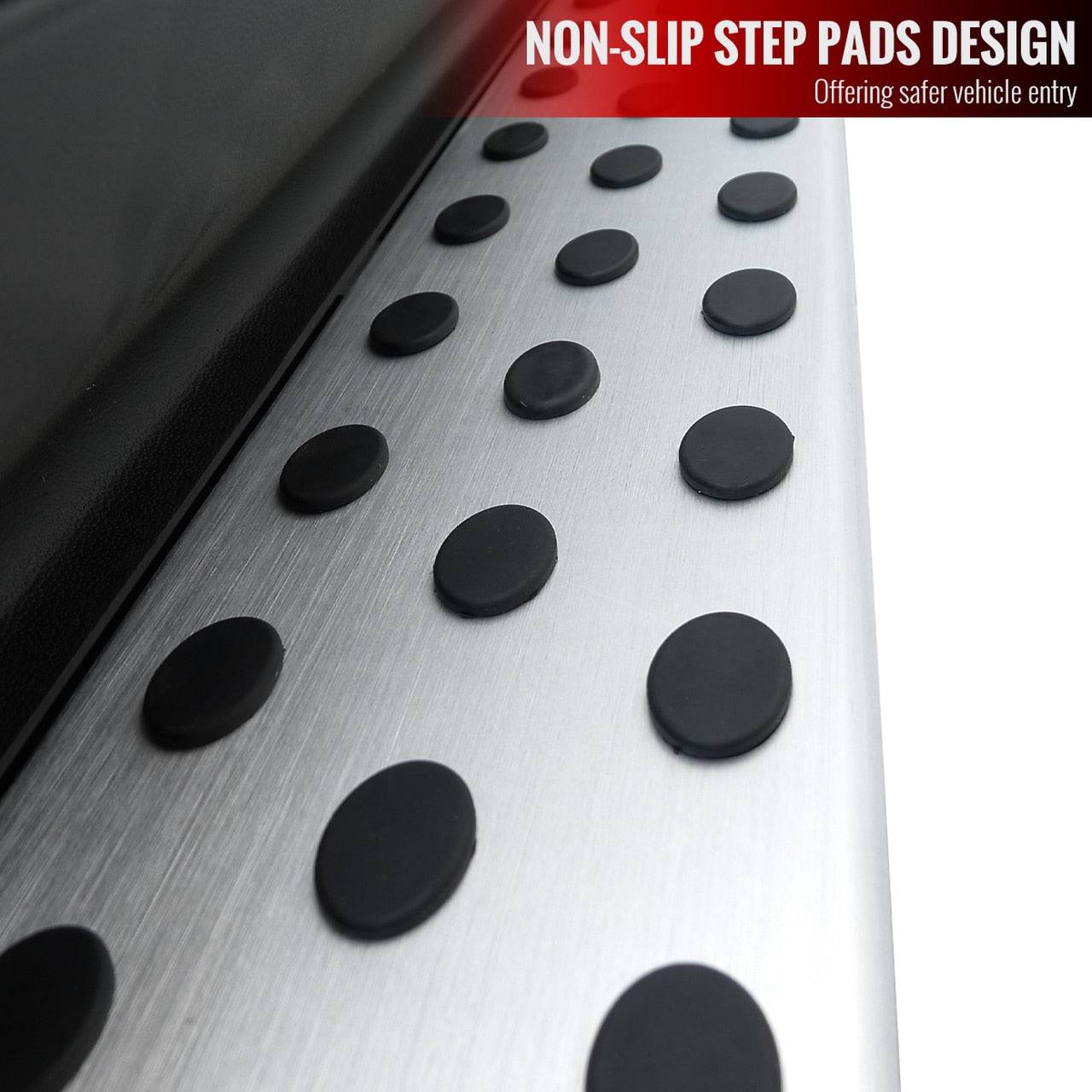 2006-2011 Mercedes Benz W164 ML Class Aluminum Running Boards - Heavy Duty Side Step Bars for Off-Road & Daily Use - Easy Installation Truck Accessories