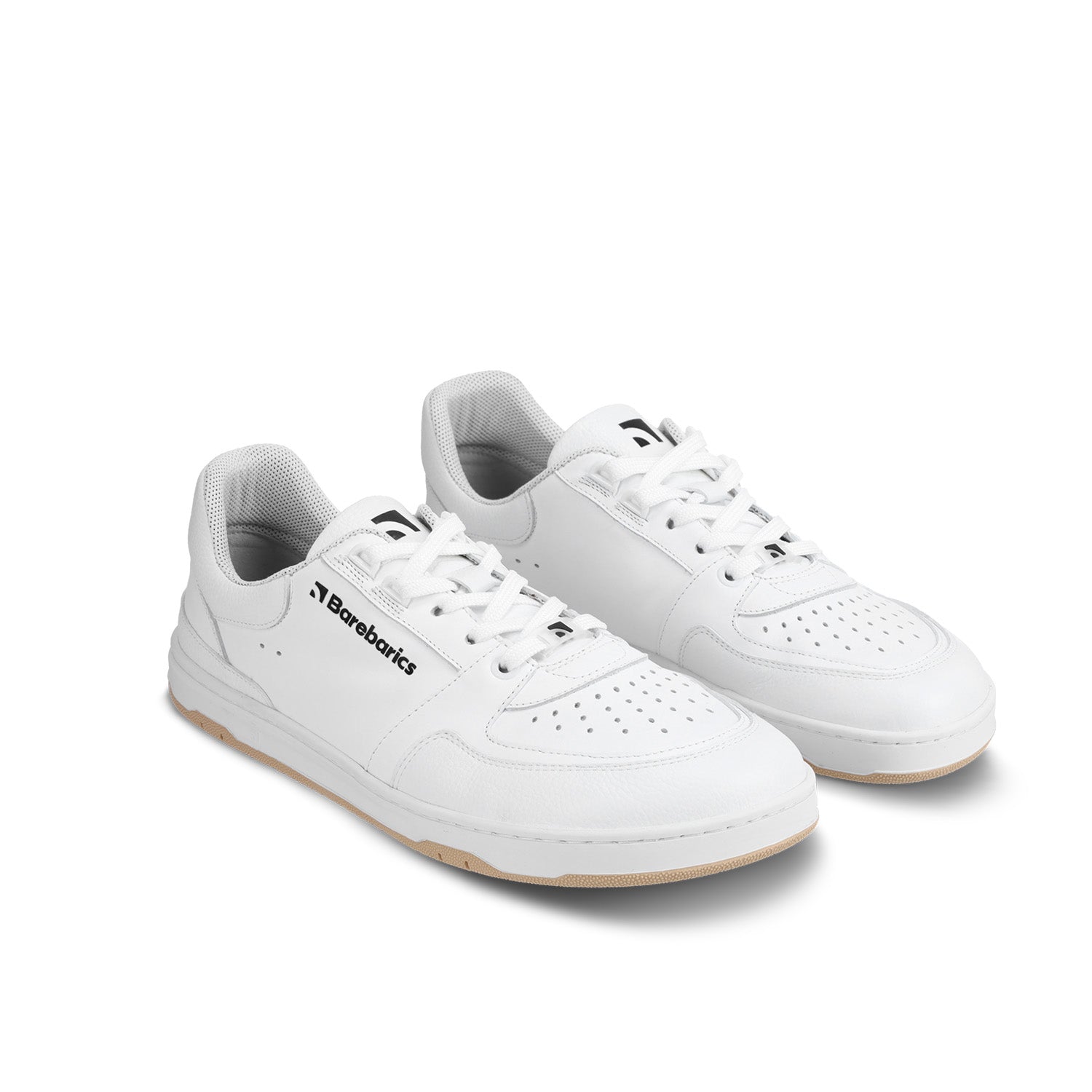 Barefoot Sneakers Barebarics Wave - All White Unisex Minimalist Shoes for Running, Walking & Gym Workouts