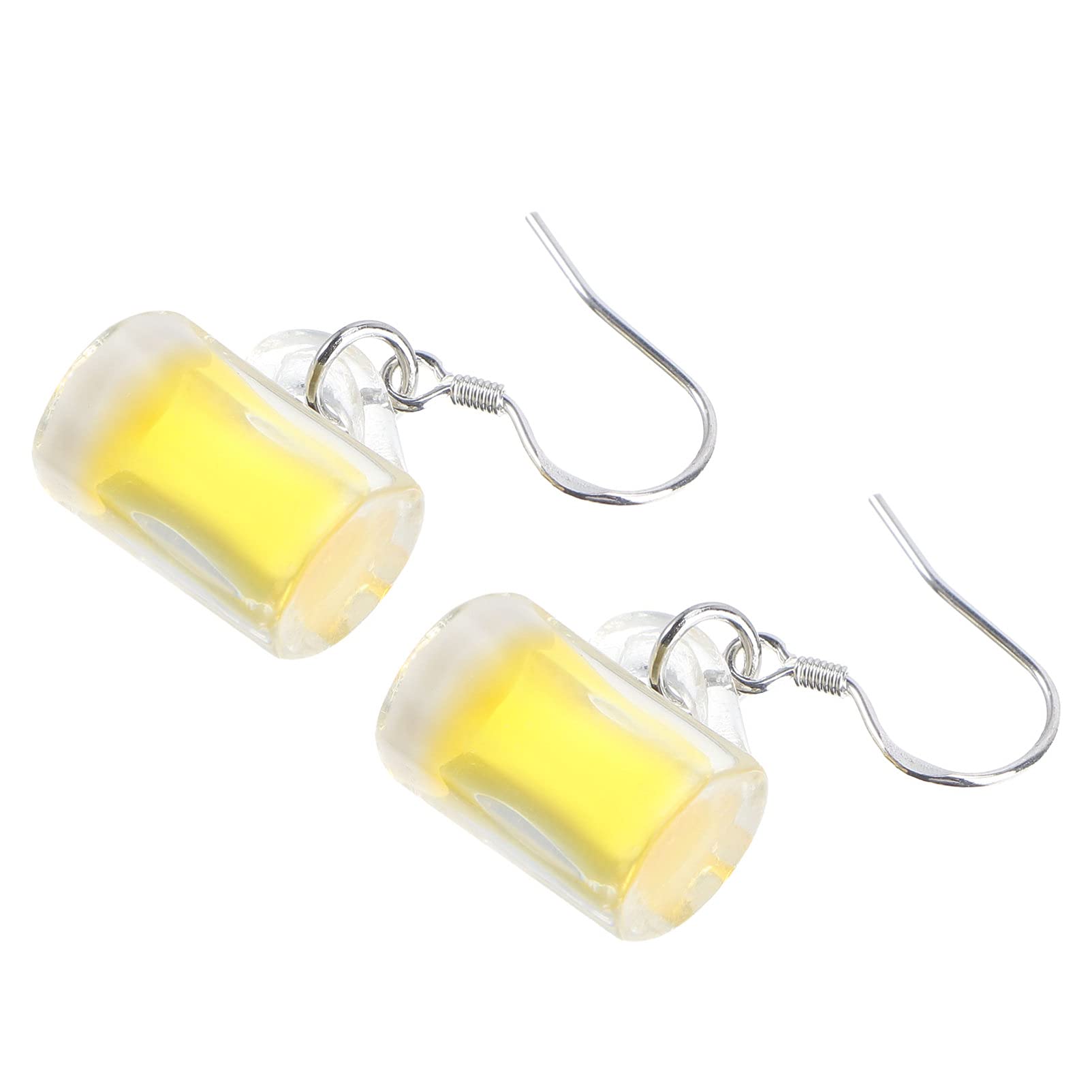 Beer Mug Dangle Earrings for Women - Cute Miniature Beer Lover Jewelry - Perfect Gift for Beer Enthusiasts - Great for Parties, Oktoberfest & Casual Wear