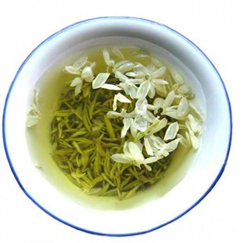 Premium Jasmine Blended Green Tea with Fresh Cut Jasmine Flowers - 5lb Bulk Pack | Organic Loose Leaf Tea for Relaxation, Meditation & Afternoon Tea Time