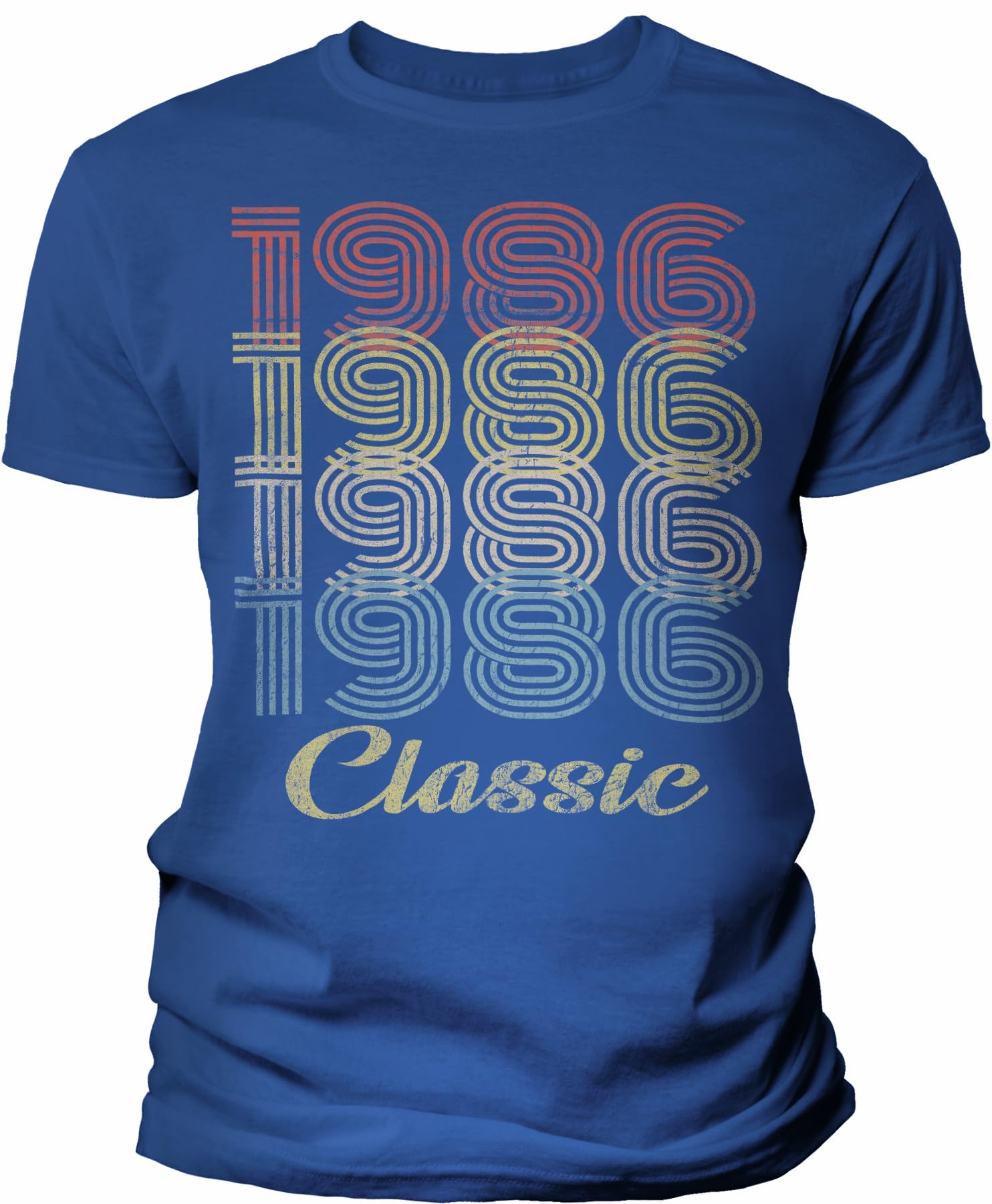 Vintage 1986 Retro 39th Birthday Shirt for Men - Classic Throwback Gift for 39 Year Old - Perfect for 1984 Born Birthday Parties & 39th Year Celebrations