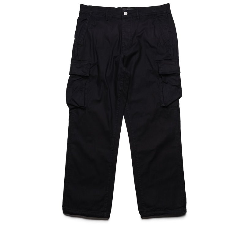 Purple Brand Men's Cotton Cargo Pants - Black | Durable & Comfortable Workwear for Outdoor Activities, Hiking & Casual Wear