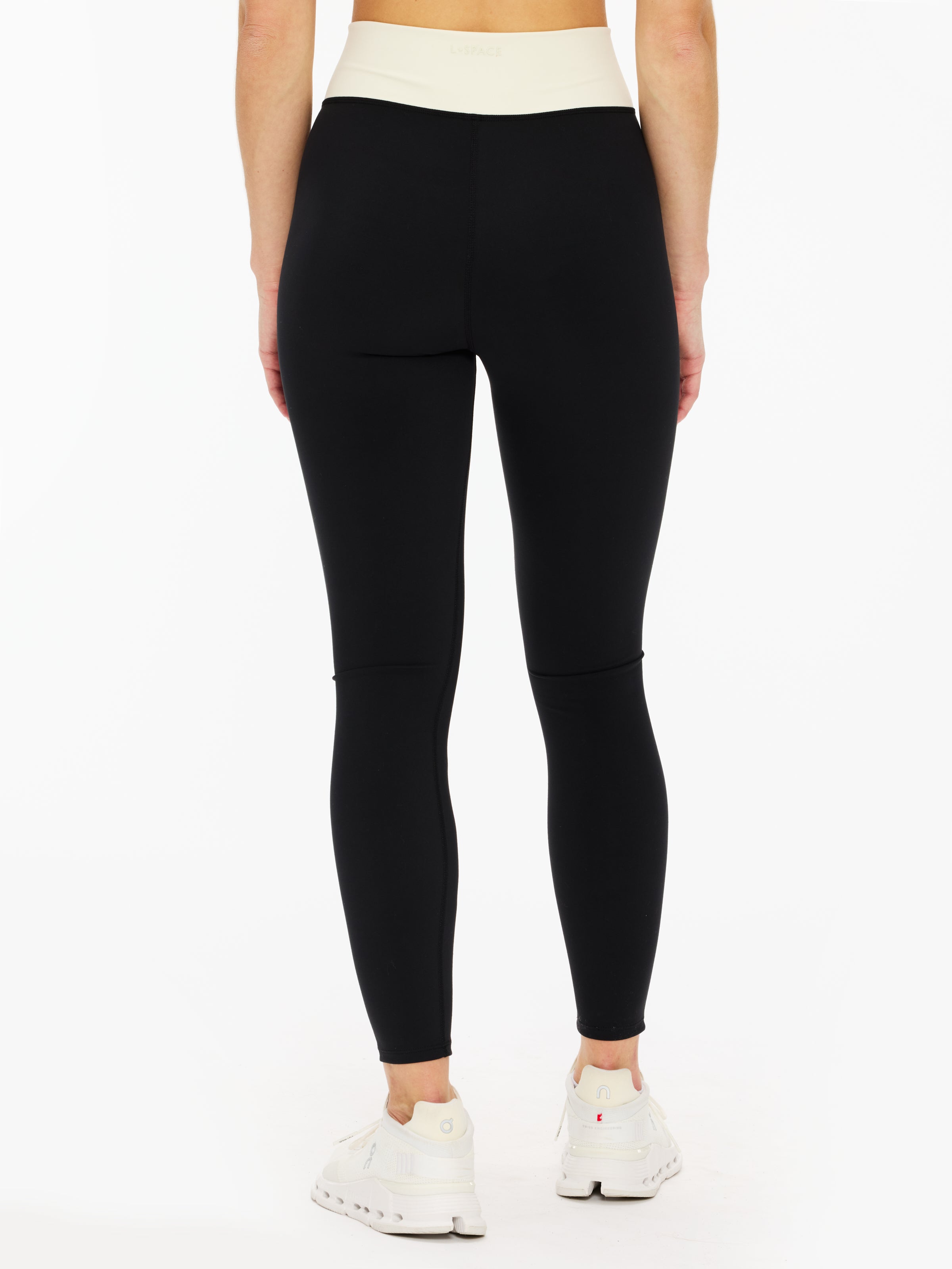 LSpace High Waist Yoga Leggings for Women - Seamless Workout Pants with Pockets, Tummy Control & 4-Way Stretch - Perfect for Yoga, Running, Gym & Lounge Wear