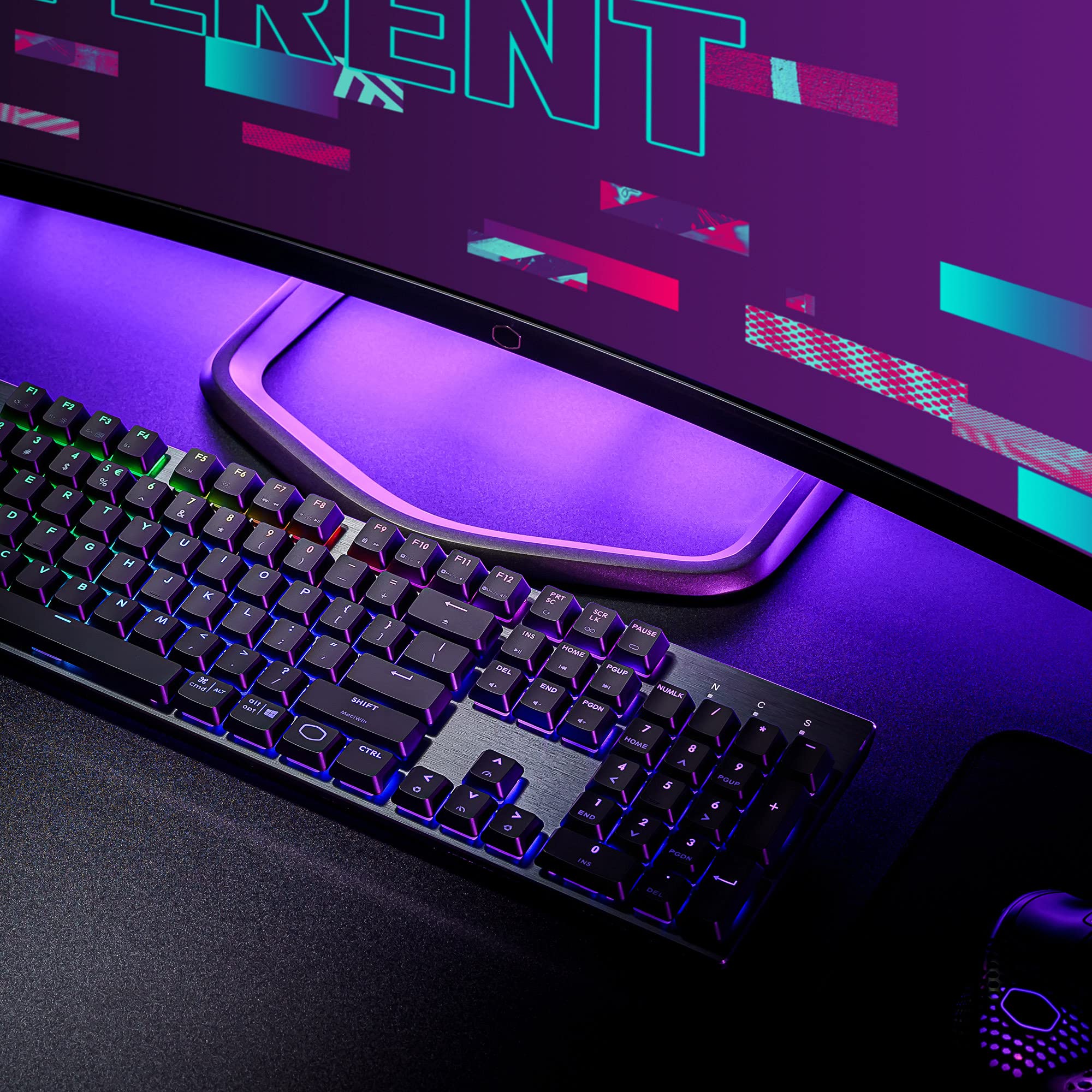 Cooler Master SK653 Hybrid Wireless Mechanical Gaming Keyboard - US Layout - RGB Backlit, Bluetooth & Wired Connectivity for PC, Mac, PS5, Xbox Gaming & Office Work