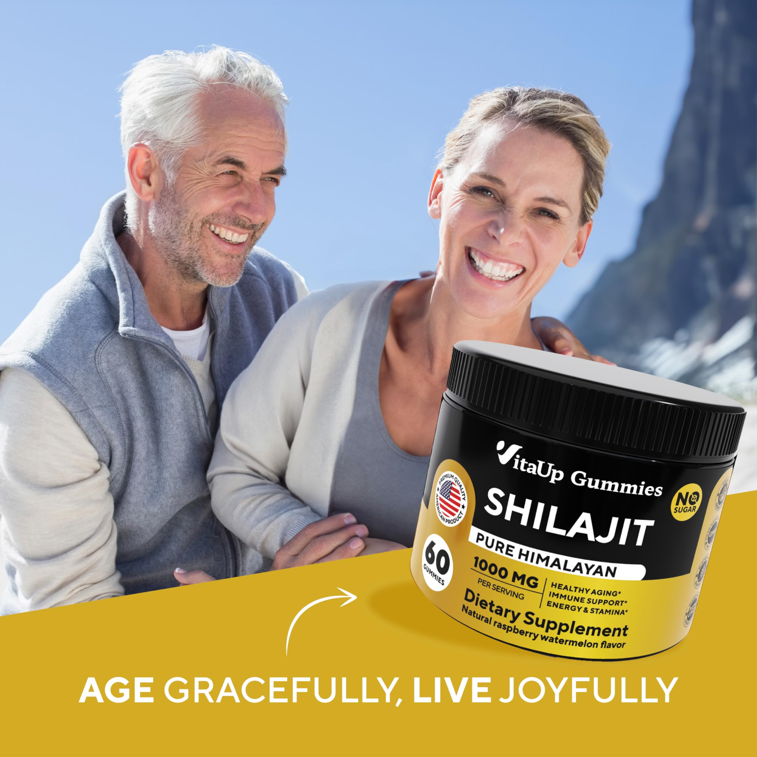 Premium Lycopene Supplement 120 Capsules & Shilajit Gummies 60 Count - Non-GMO, Gluten-Free, Vegan-Friendly Antioxidant Support - Perfect for Daily Wellness & Energy Boost
