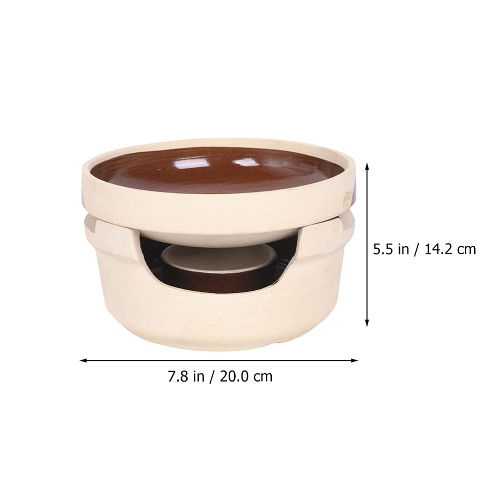 Premium Japanese Donabe Clay Pot - Ceramic Stew Pot for Kitchen, Hot Pot & Vegetable Cooking | Perfect for Soups, Stews & Traditional Japanese Dishes