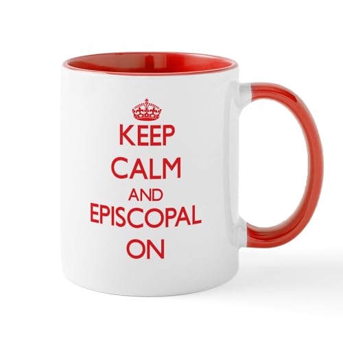 White/Red Inside - EPISCOPAL Mugs