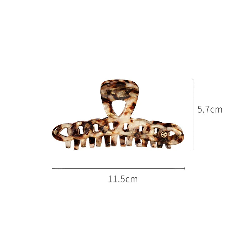 Extra Large Hazel Hair Claw Clip - Strong Hold Hair Claw for Thick Hair | Perfect for Ponytails, Buns & Updos | Hair Accessories for Women & Girls