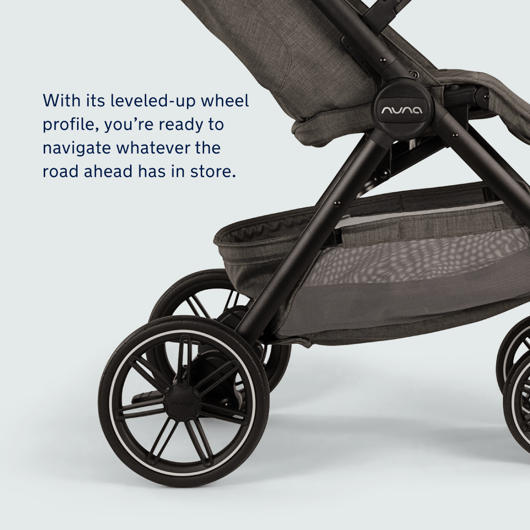 Nuna TRVL LX Lightweight Compact Travel Stroller - Easy Fold, Smooth Ride for Babies & Toddlers - Perfect for Air Travel, City Walks & Everyday Use