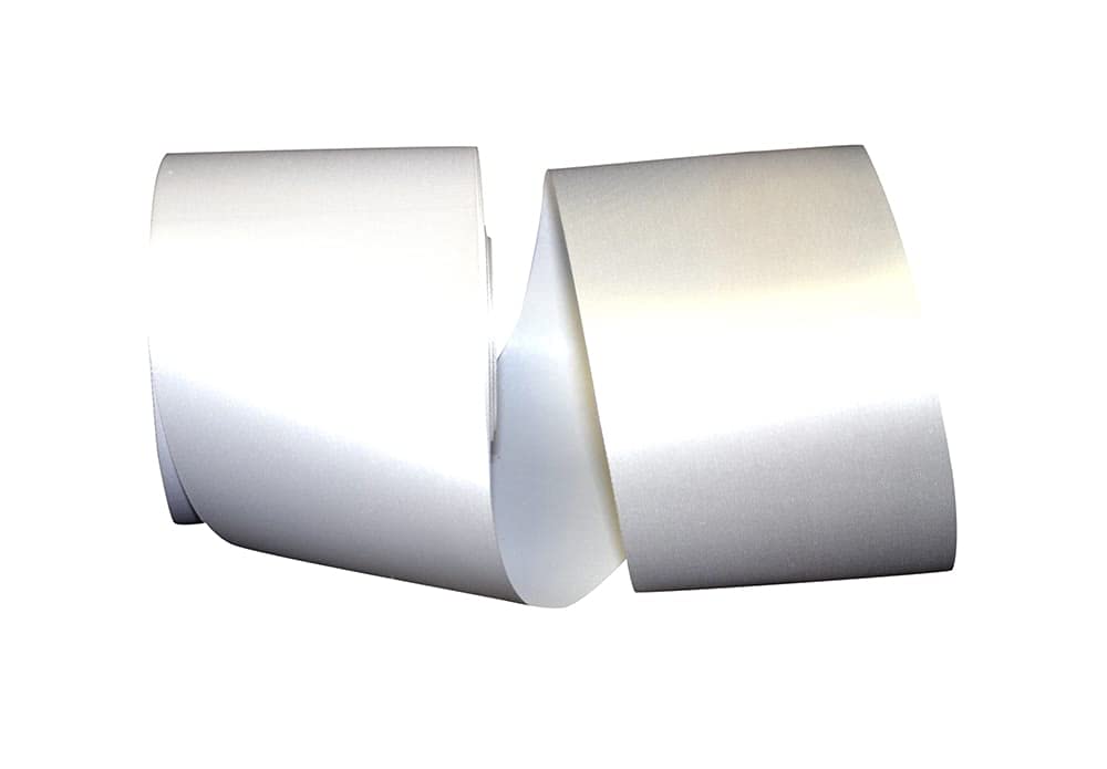 Reliant Ribbon 5750-030-60W Premium 3-Inch White Printer Ribbon - 55 Yards, 100% Polyester - Ideal for Label Printing, Barcode Machines & Office Use