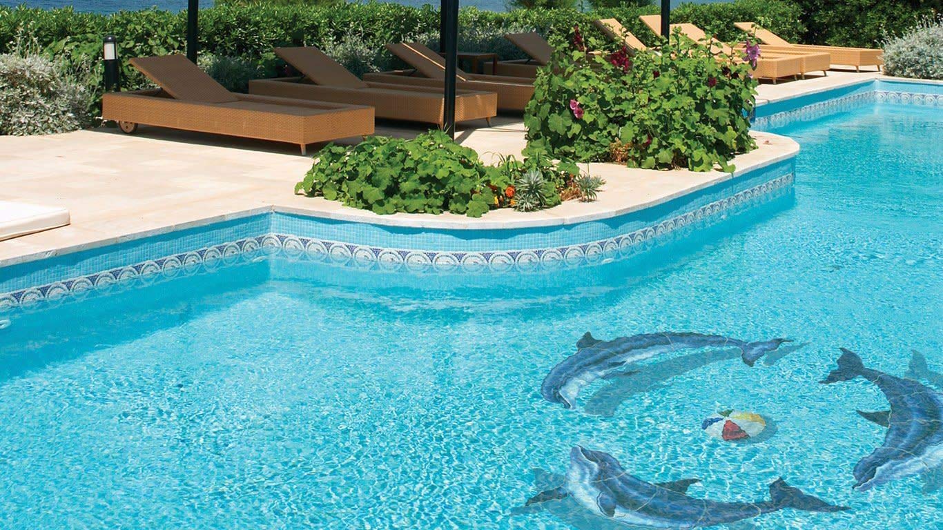 Premium Porcelain Swimming Pool Mosaic Tile - 30