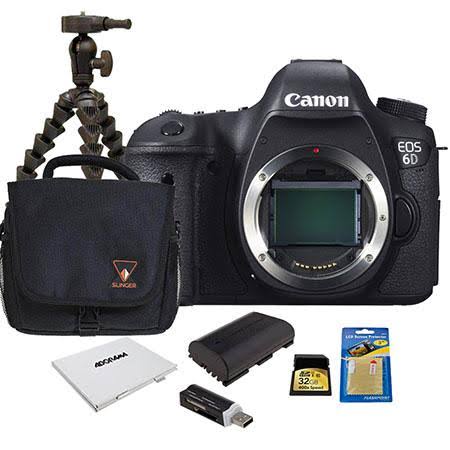 Canon EOS 6D Full Frame DSLR Camera Body with 24-105mm Lens Kit - Professional Photography for Travel, Portraits & Landscapes