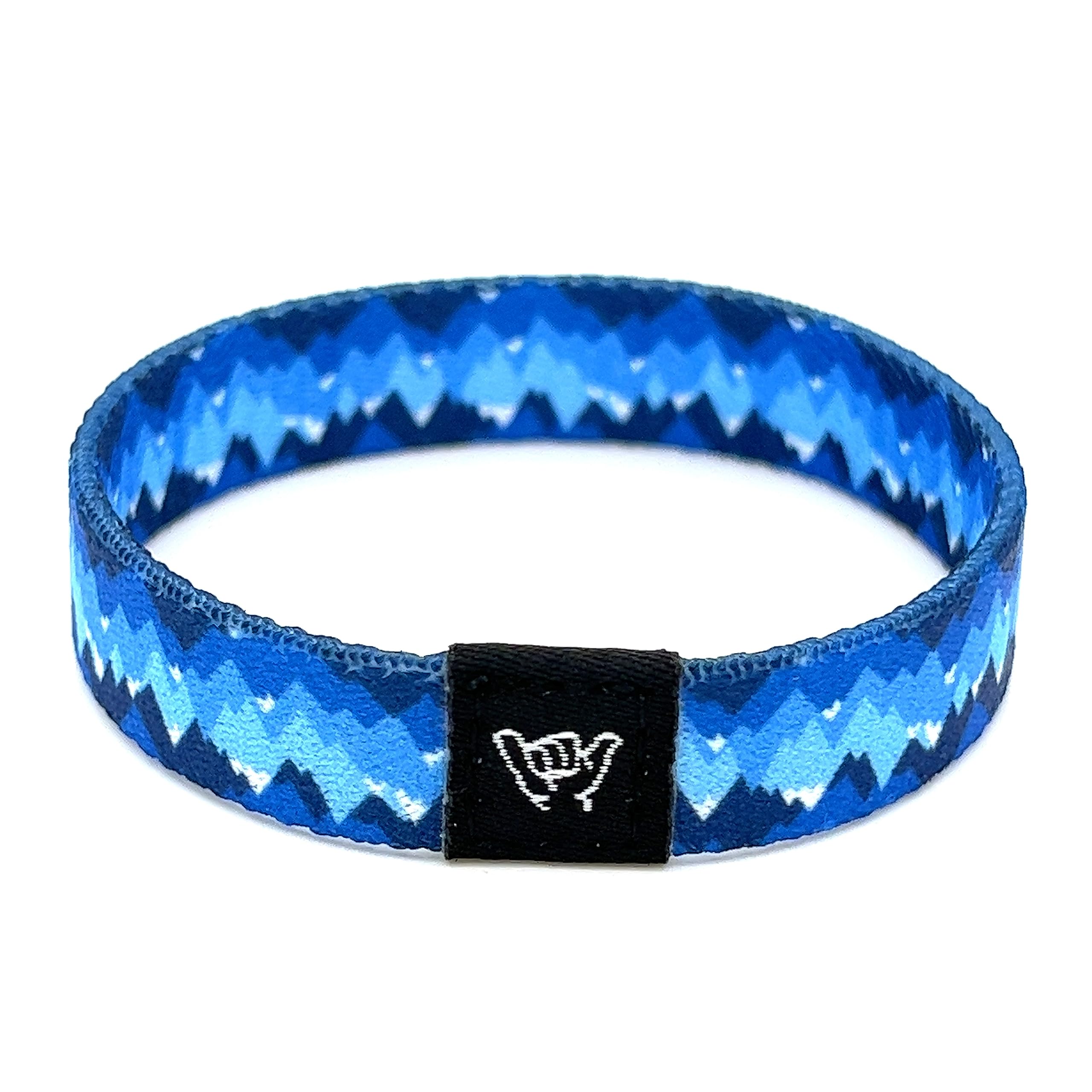 Hang Loose Bands - Southwestern Wrap Bracelet for Men, Women & Teens - Comfortable Summer Wristband - Boho Reversible Friendship Bracelet - Perfect for Music Festivals, Beach Vacations & Boho Fashion