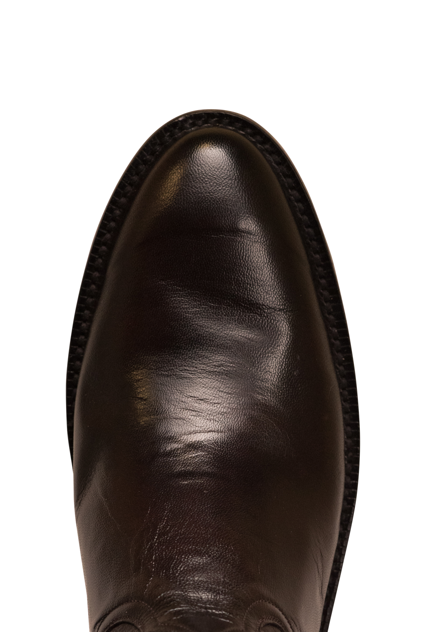 Black Jack Brush Off Goat Roper Boots - Premium Brown Cowboy Boots for Men | Western Riding, Country Fashion & Outdoor Work