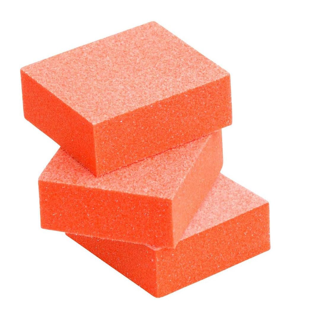 80/100 Grit Mini Disposable Nail Buffers - 50pcs or 1500pcs Bulk Pack - Orange Nail Files for Professional Salon & Home Manicure - Perfect for Nail Shaping, Smoothing & Polishing