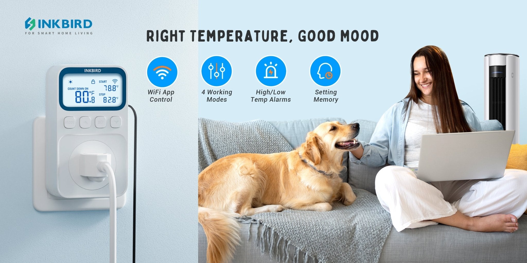 Precision Temperature Controller C236T for Home Brewing, Aquariums & HVAC Systems - Digital Thermostat with High Accuracy